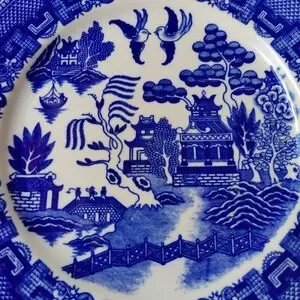 Blue Willow | Dining | 9 Inch Dinner Plate Blue Willow Pattern Made In ...